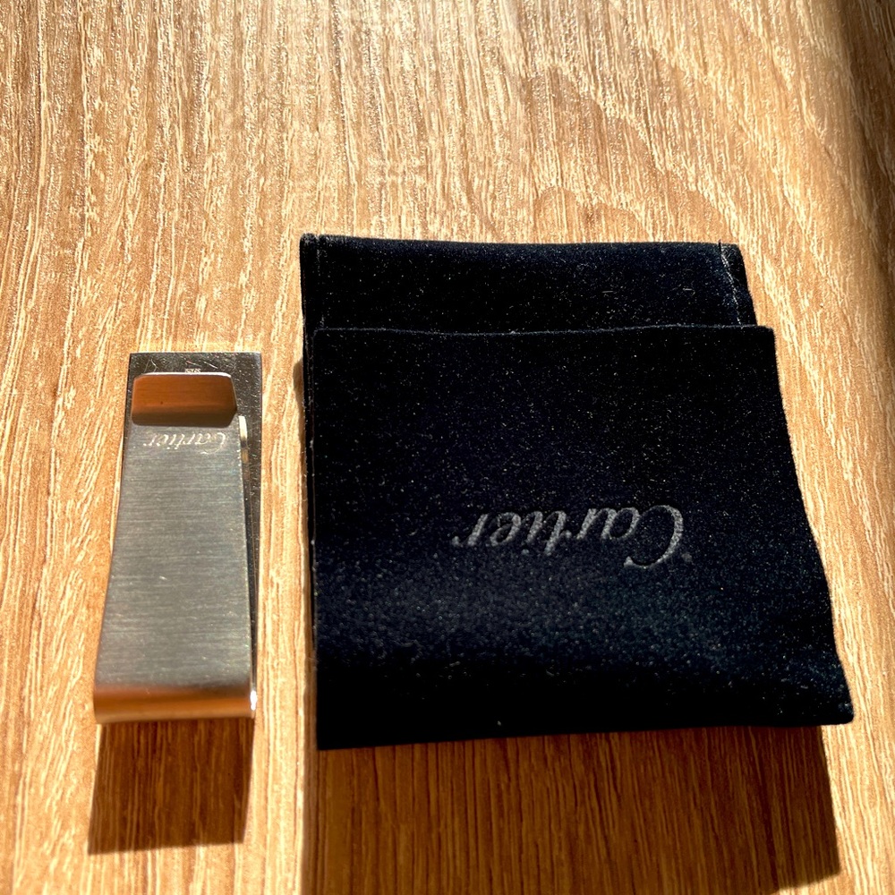 Cartier Silver Money Clip